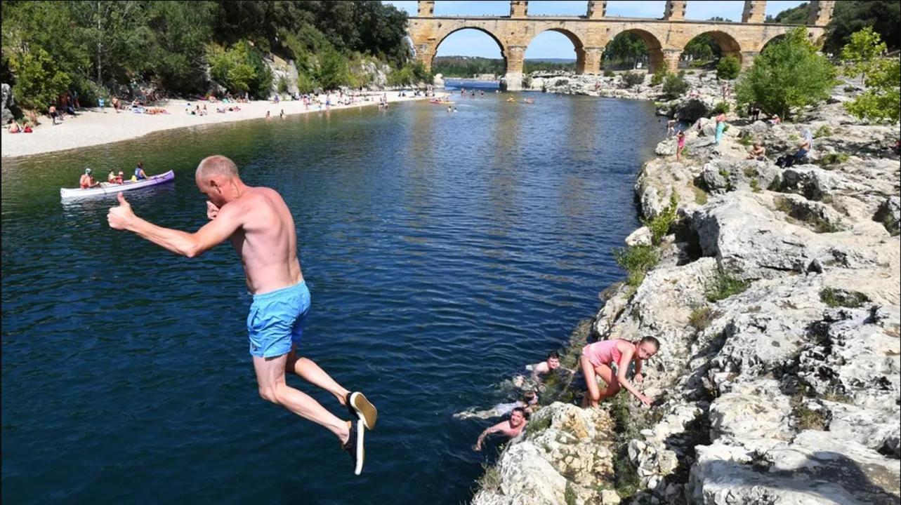 Tente Safari Au Pont Du Gard Vers Pont du Gard Kültér fotó