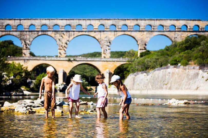 Tente Safari Au Pont Du Gard Vers Pont du Gard Kültér fotó